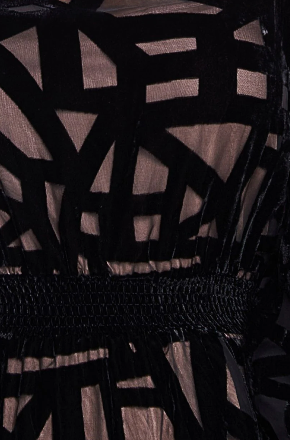 Long Velvet Evening Dress