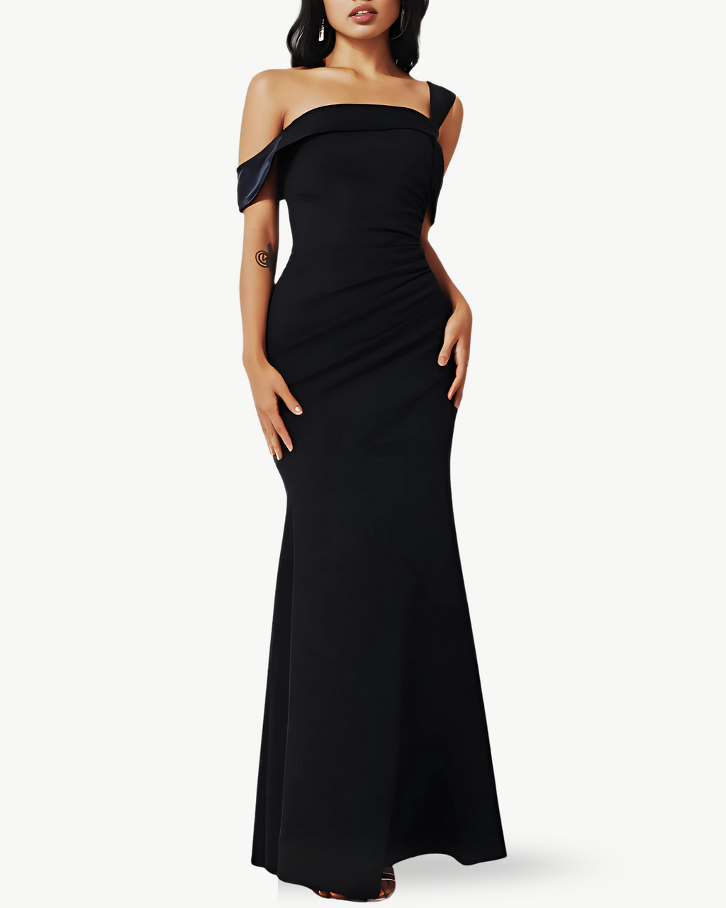 Small ∙ Maxi Dress Over The Shoulders Evening Dress | Free UAE Delivery Above 150AED・Shop Preloved items at NOOVO